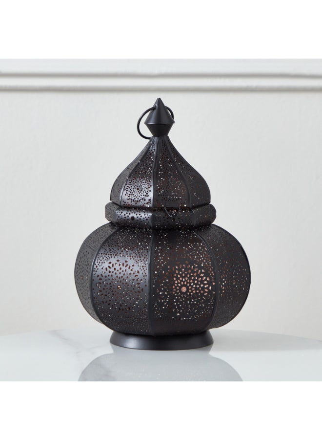 Home Box Isaba Metal Dome Cutwork Lantern - 18x18x28 cm - Image 2